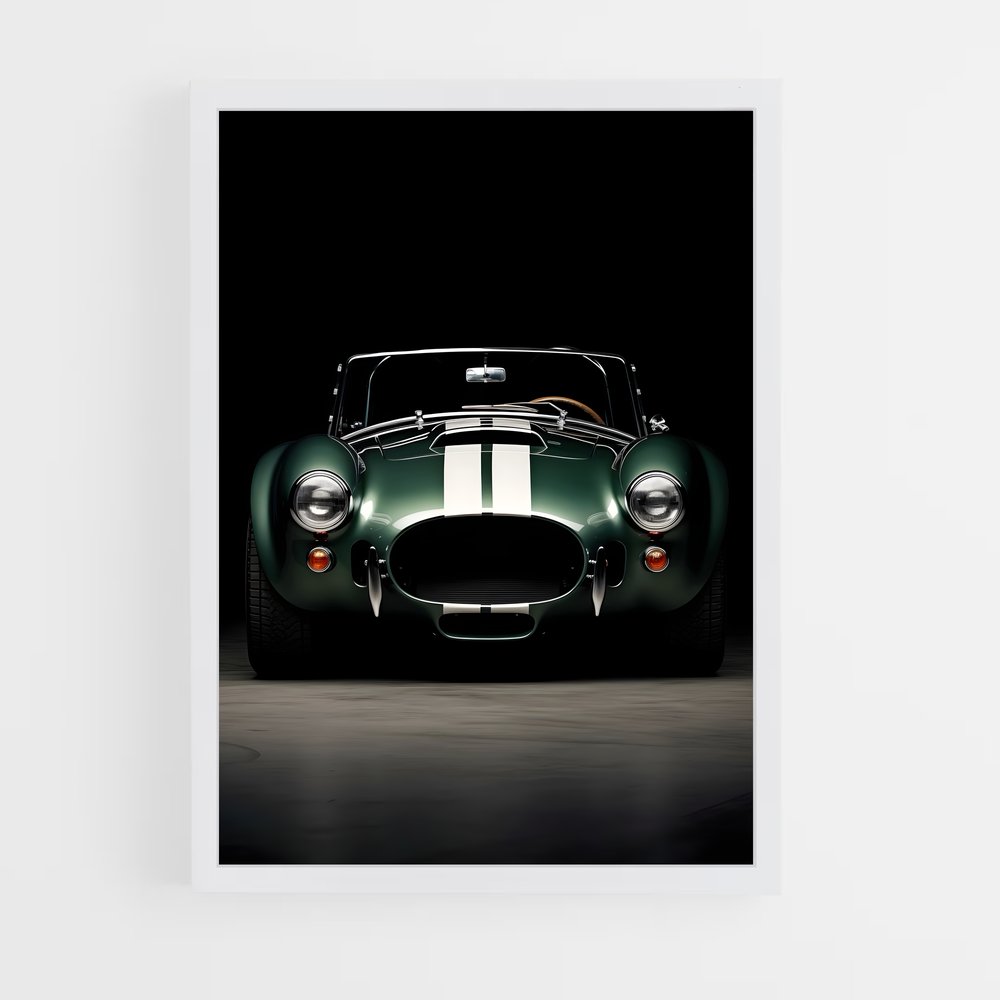 Poster Cobra Émeraude – affiche AC Cobra (vue 3)
